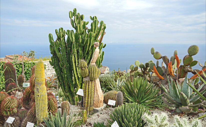 Le jardin exotique d'Èze sur la Côte d'Azur (France)