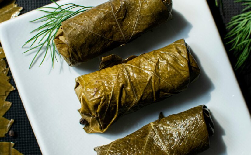 Grilled Stuffed Grape Leaves: A Mediterranean Treasure 🍃✨